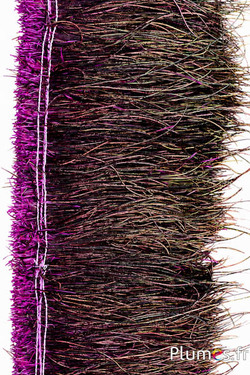 Pfau blau Kragen - Fadenlänge 15-20 cm - fuchsia